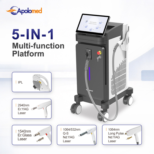 Laser con piattaforma multifunzione 5 in 1
